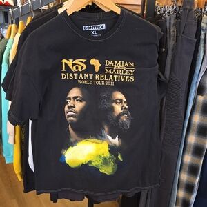 Control Black Graphic T-Shirt